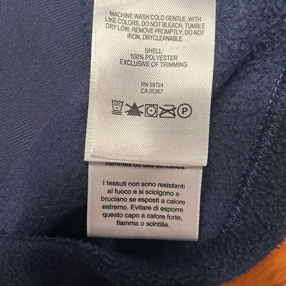 COLUMBIA🏔️Men’s FLEECE Navy VEST Size LARGE - Picture 8 of 11